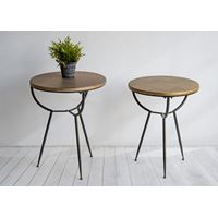 זוג שולחנות קפה ממתכת דגם ברונו TUDO DESIGN