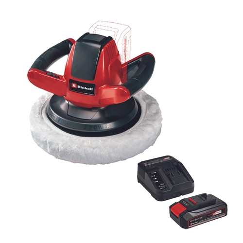פולישר 2 ידיים לרכב נטען + 18v סוללה ומטען EINHELL